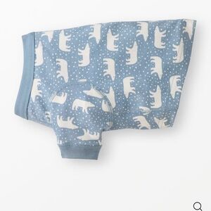 Hanna Andersson Blue Polar Bear Print Dog Shirt
